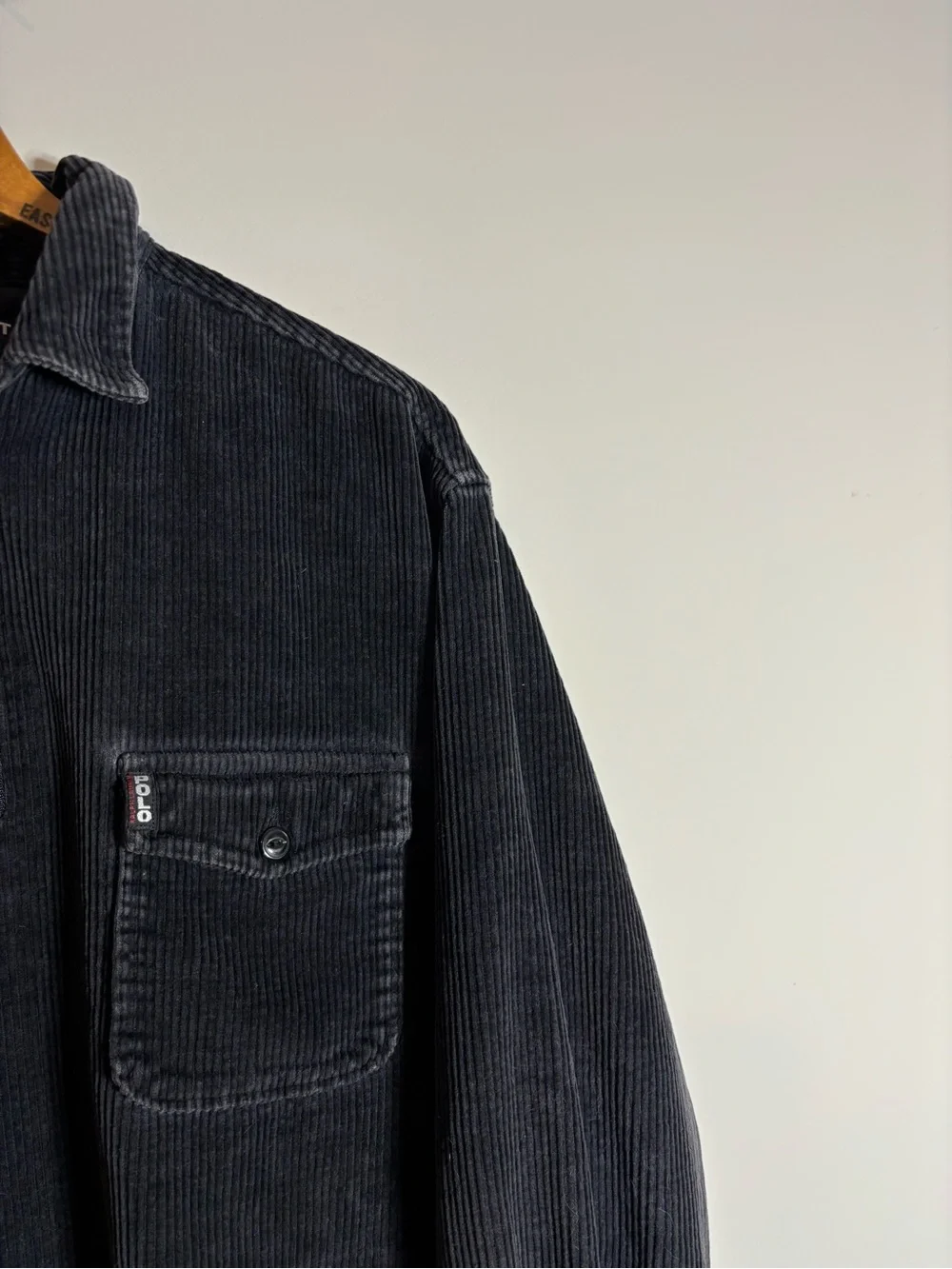 Vtg Polo Sport Ralph Lauren Corduroy Half Zip Pullover XL
